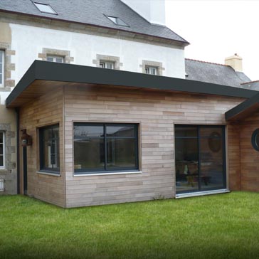 Extension de maison dans l'Isère